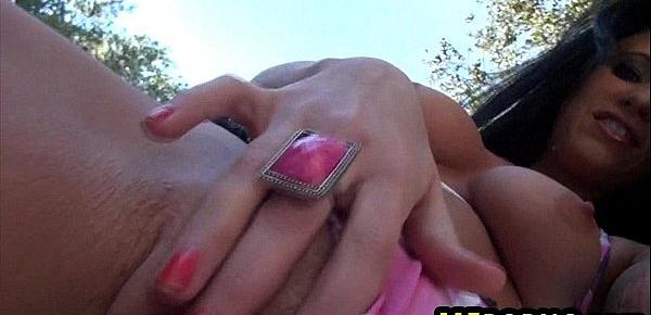  Super hot teen freak fingers her tight pussy by the pool Chloe James 1